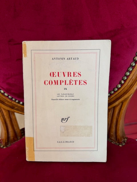 Œuvres complètes IX, Les Tarahumaras, Lettres de Rodez, Antonin Artaud