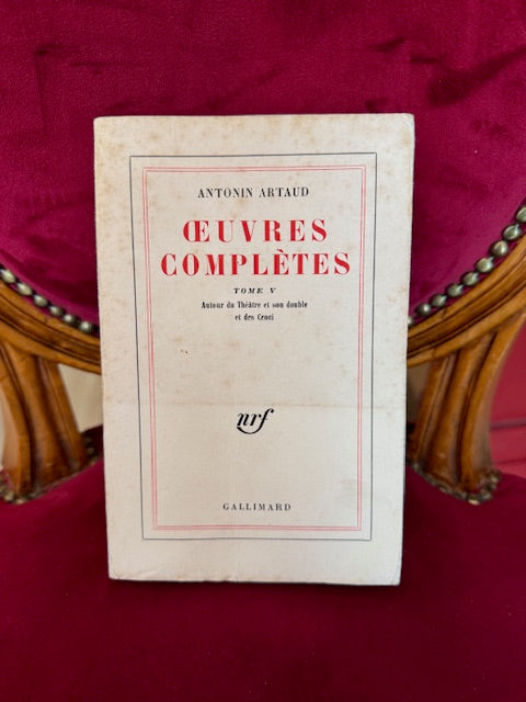 Œuvres complètes V, Autour du Théâtre et son double des Cenci, Antonin Artaud