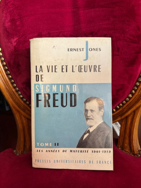 La vie et l'oeuvre de Sigmund Freud II, Les années de maturité (1901-1919), Ernest Jones