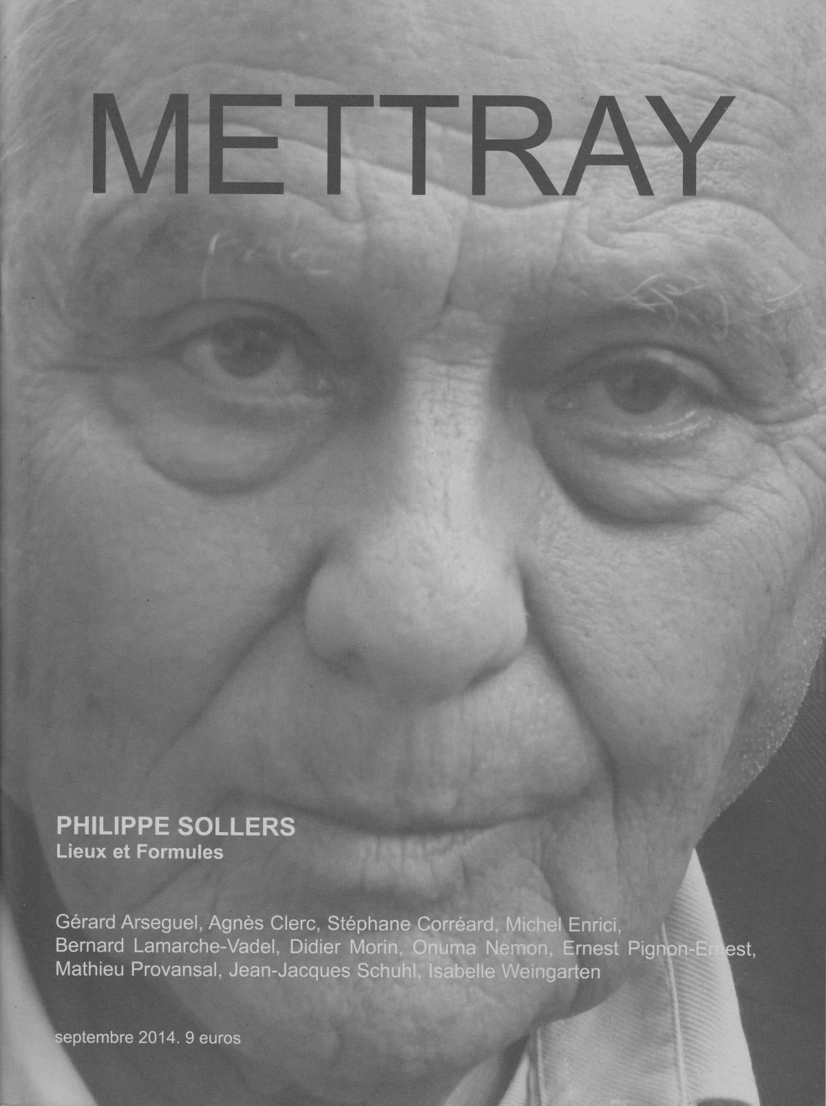 METTRAY n°7 - PHILIPPE SOLLERS. Lieux et formules